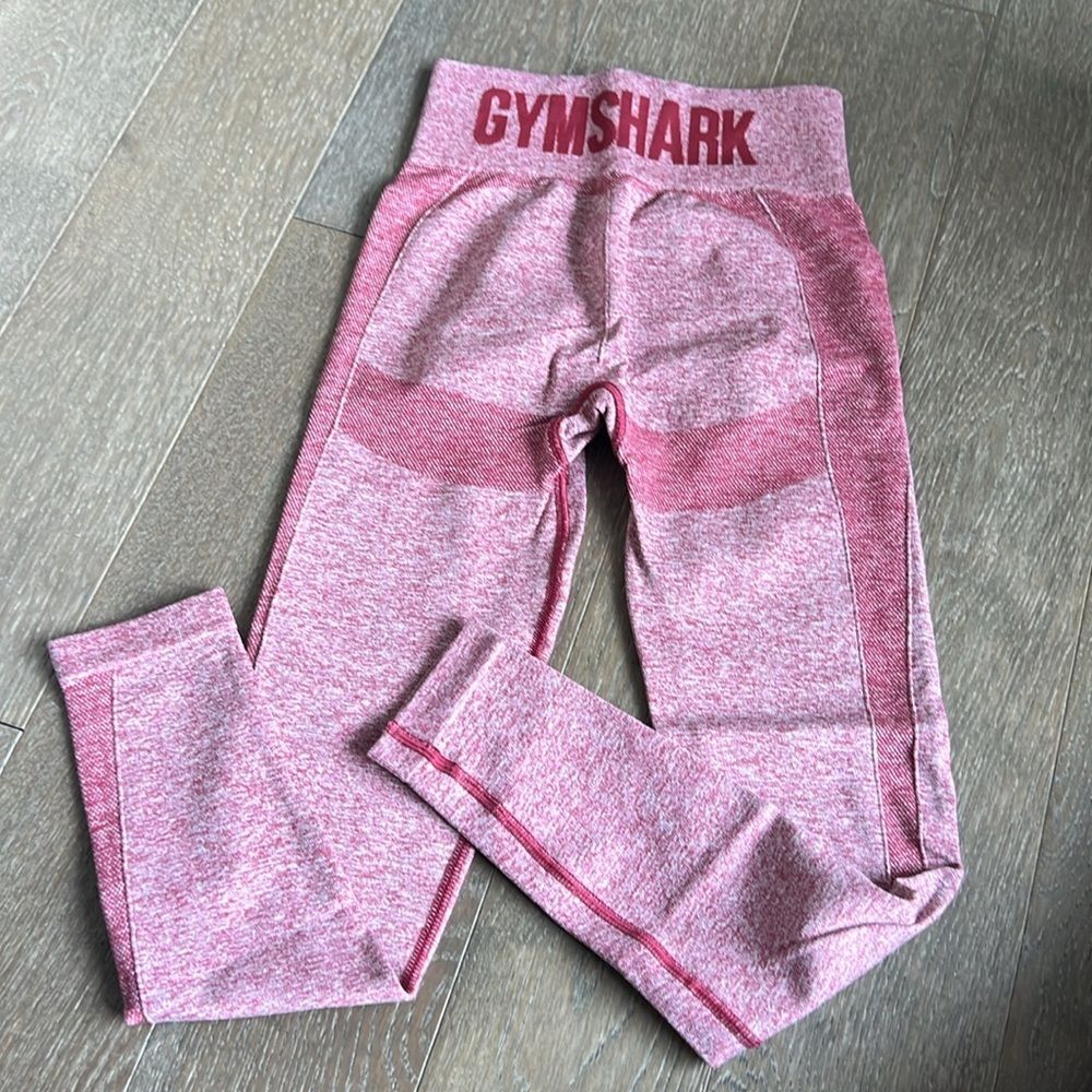 Gymshark Flex High Waisted Leggings Pink Marl Women's Small